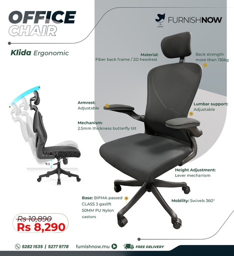 Ergonomic Klida